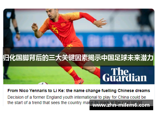 归化国脚背后的三大关键因素揭示中国足球未来潜力