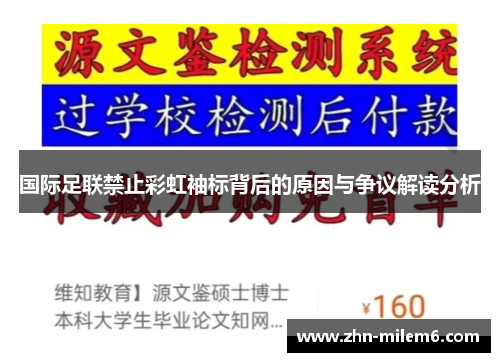 国际足联禁止彩虹袖标背后的原因与争议解读分析